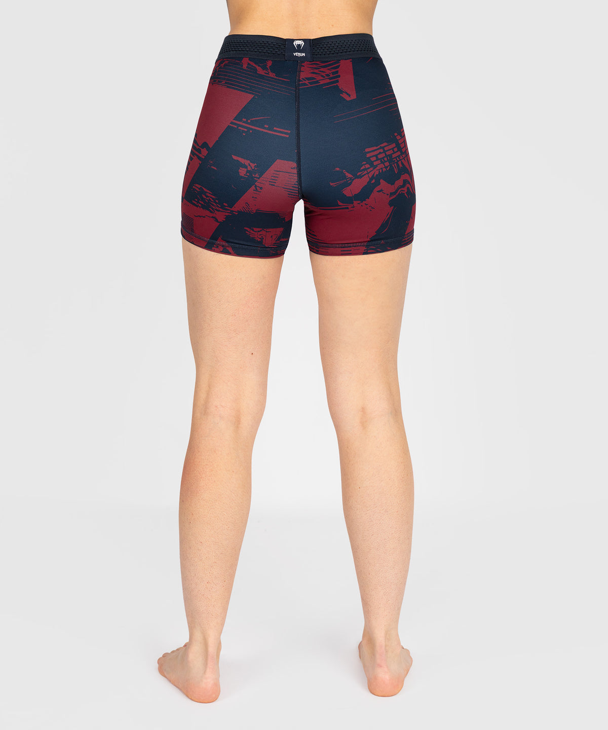 Short de compression Performance Femme UFC Zenith by Venum Authentic Fight Week - Bleu marine/Bordeaux/Argent