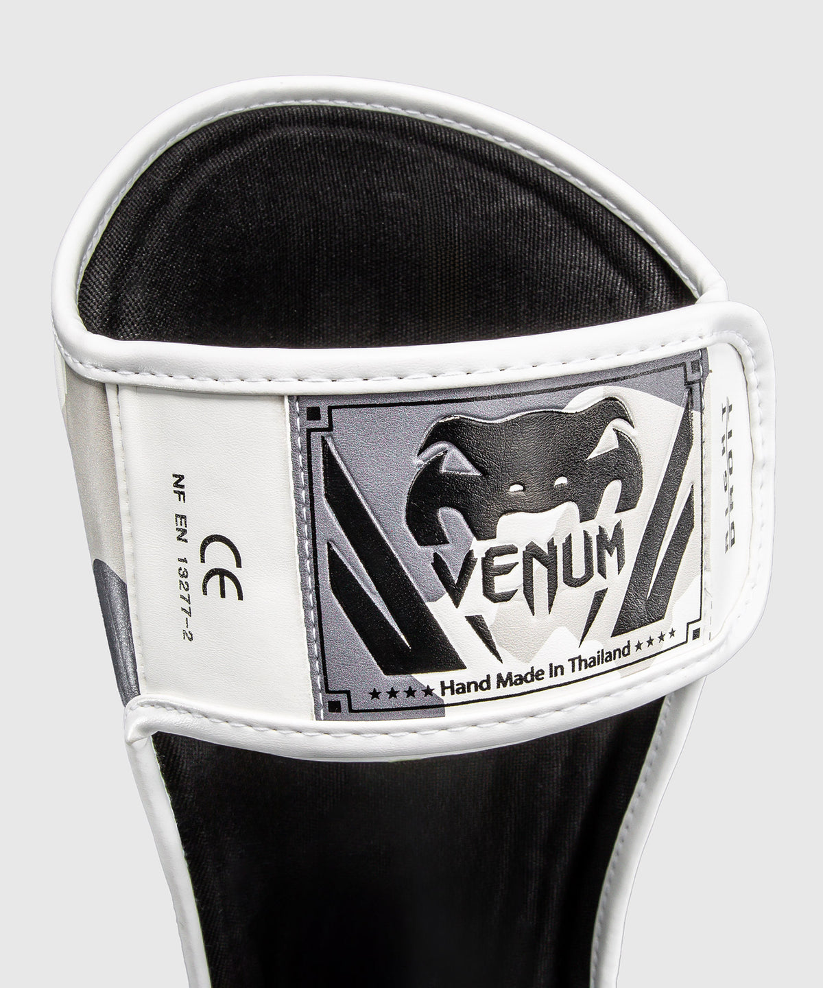 Protège-tibias Venum Elite Camo - Blanc/Gris Clair