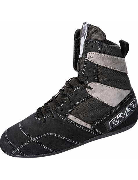 Rivat Top Französische Boxen Schuhe - Schwarz