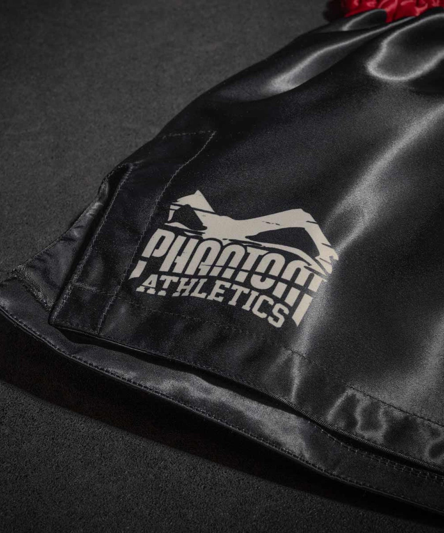 Phantom Athletics Tiger Unit Muay Thai Shorts - Black/Red