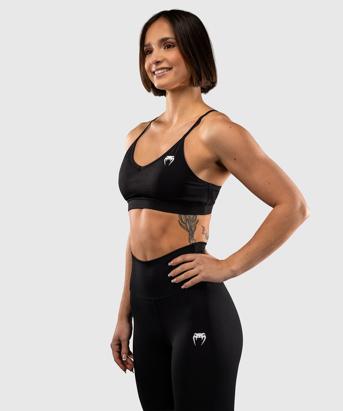 Venum Essential Low Impact Sport-BH - Schwarz