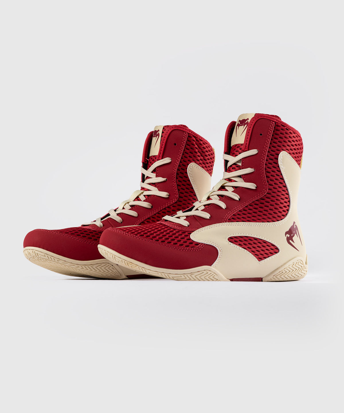 Venum Contender Boxschuhe - Rubinrot/Elfenbein