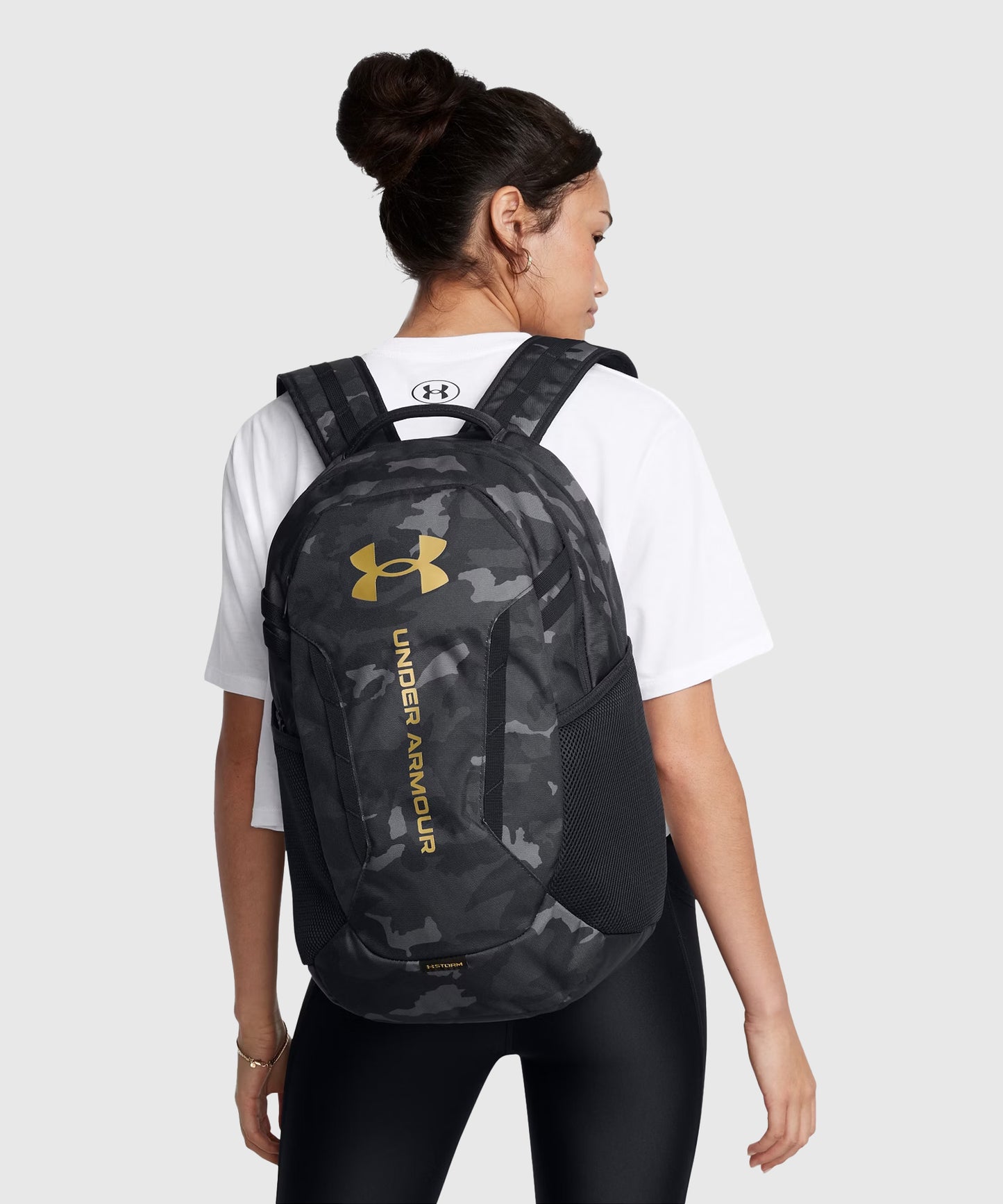 Under Armour Ua Hustle 6.0 Zaino Sport – Nero/Oro