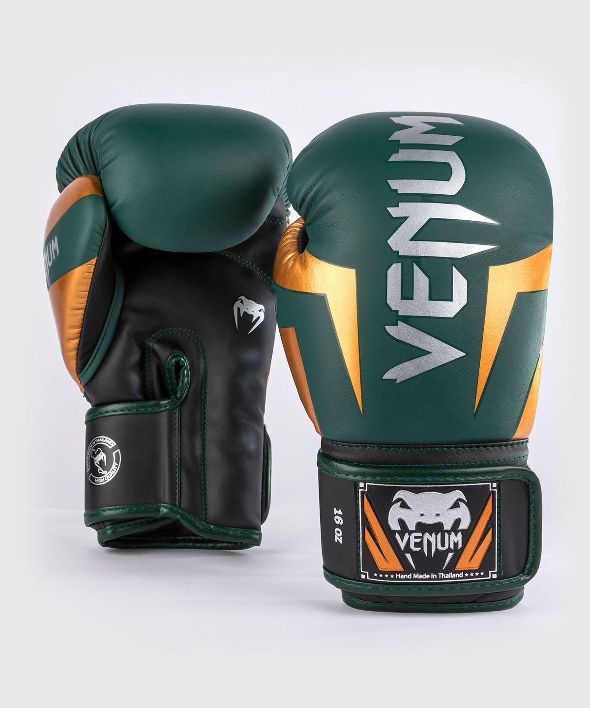 Venum Elite Guantoni da boxe - Verde/Bronzo/Argento