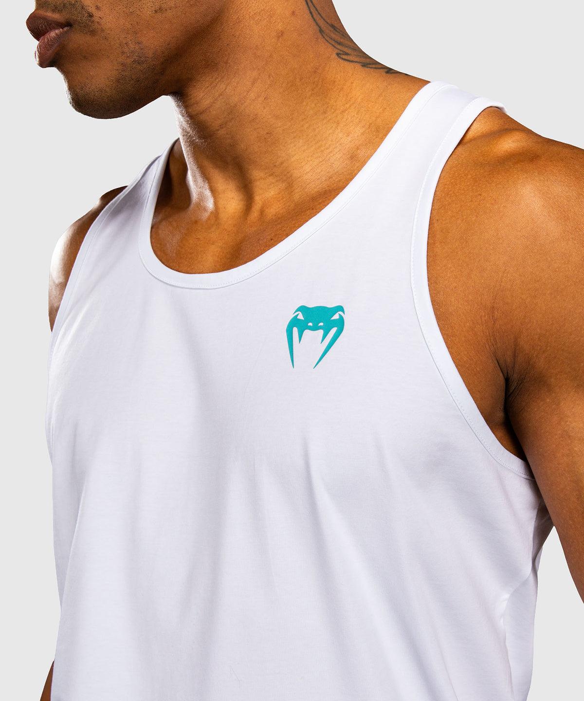 Venum Aqua Tanktop – Weiß/Türkis