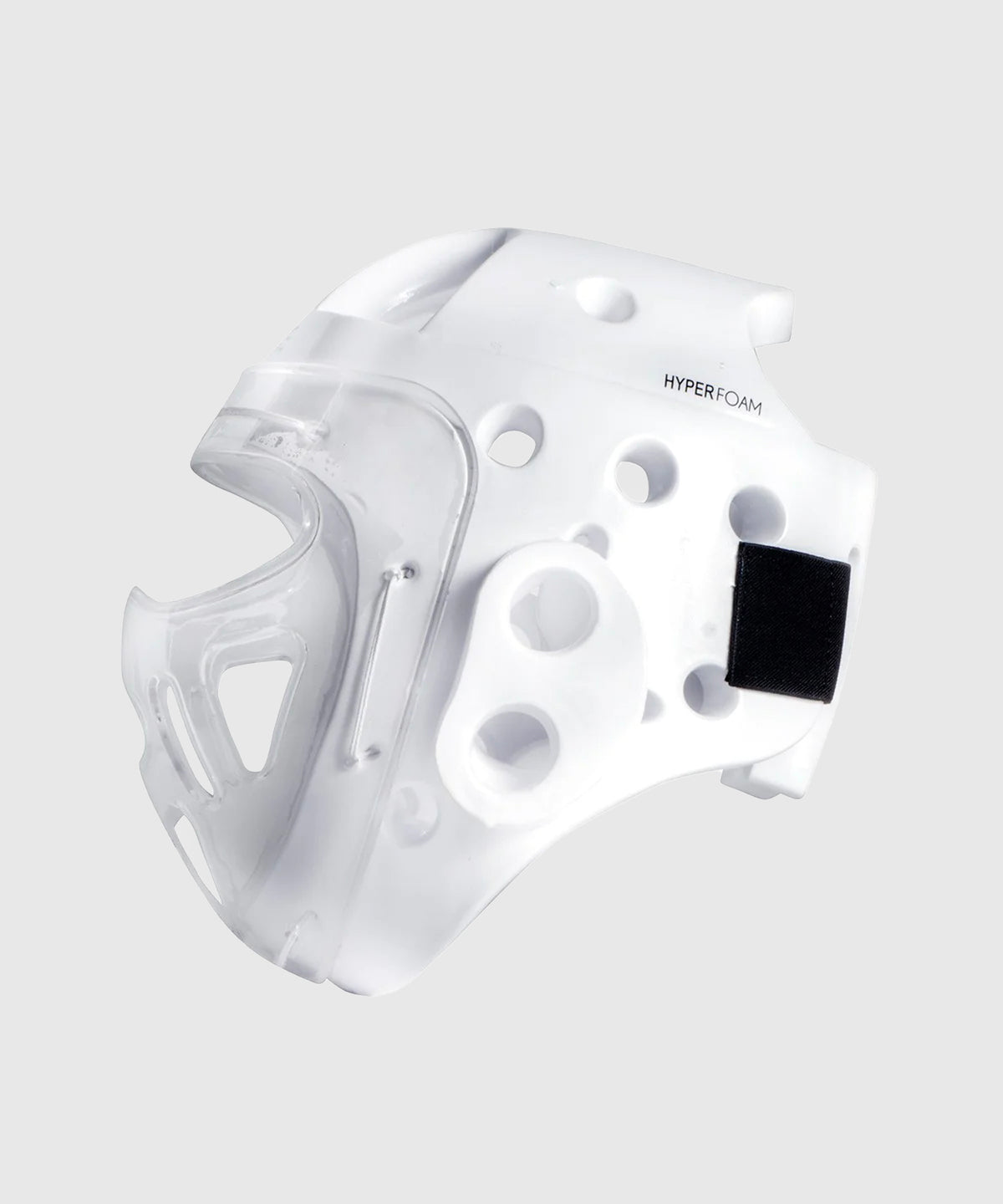 Fujimae WKF Karate Head Guard with Visor - White