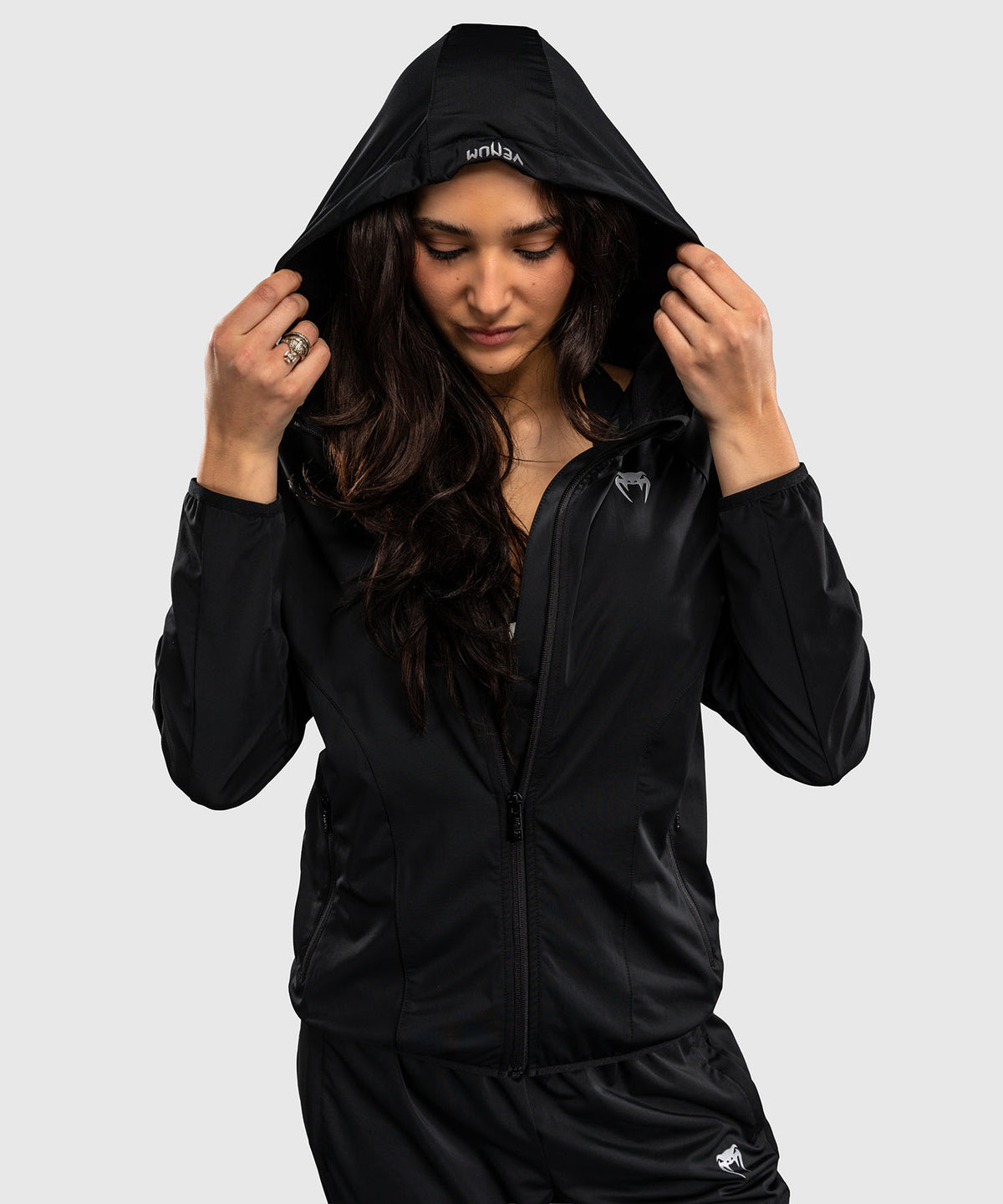 Venum Contender Aero Trainingsjacke für Damen – Schwarz