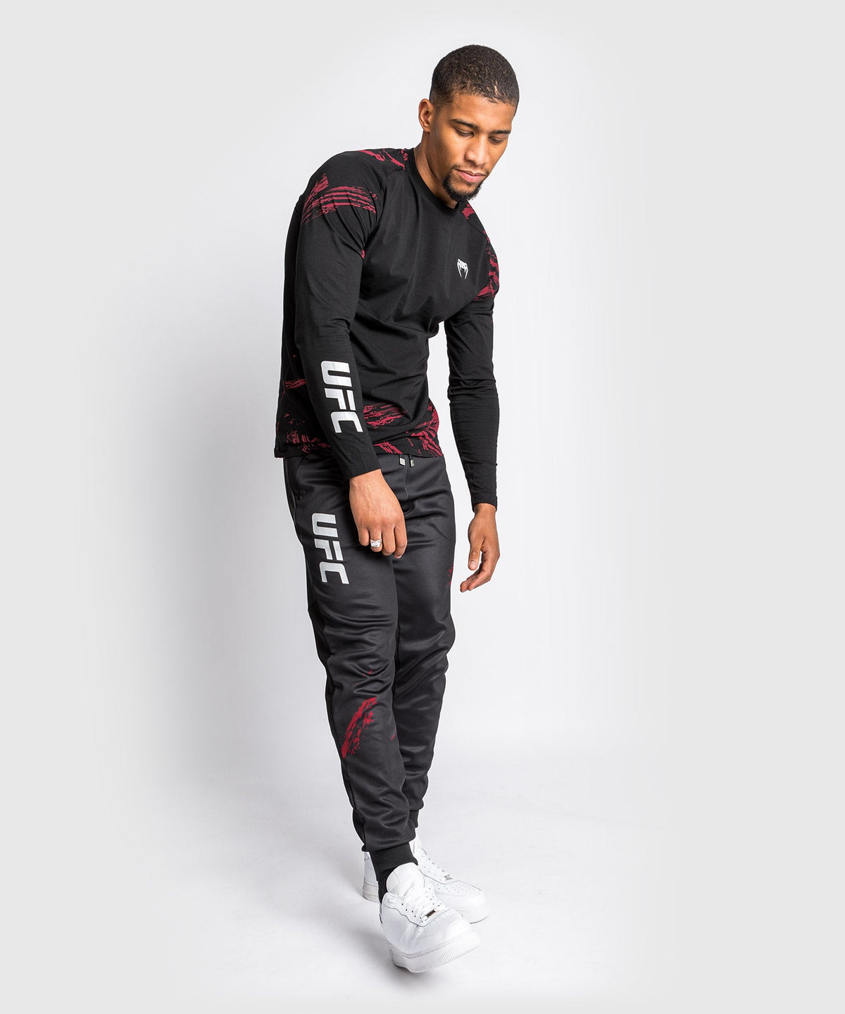 Venum Authentic Fight Week 2.0 UFC-Jogginghose - Schwarz/Rot