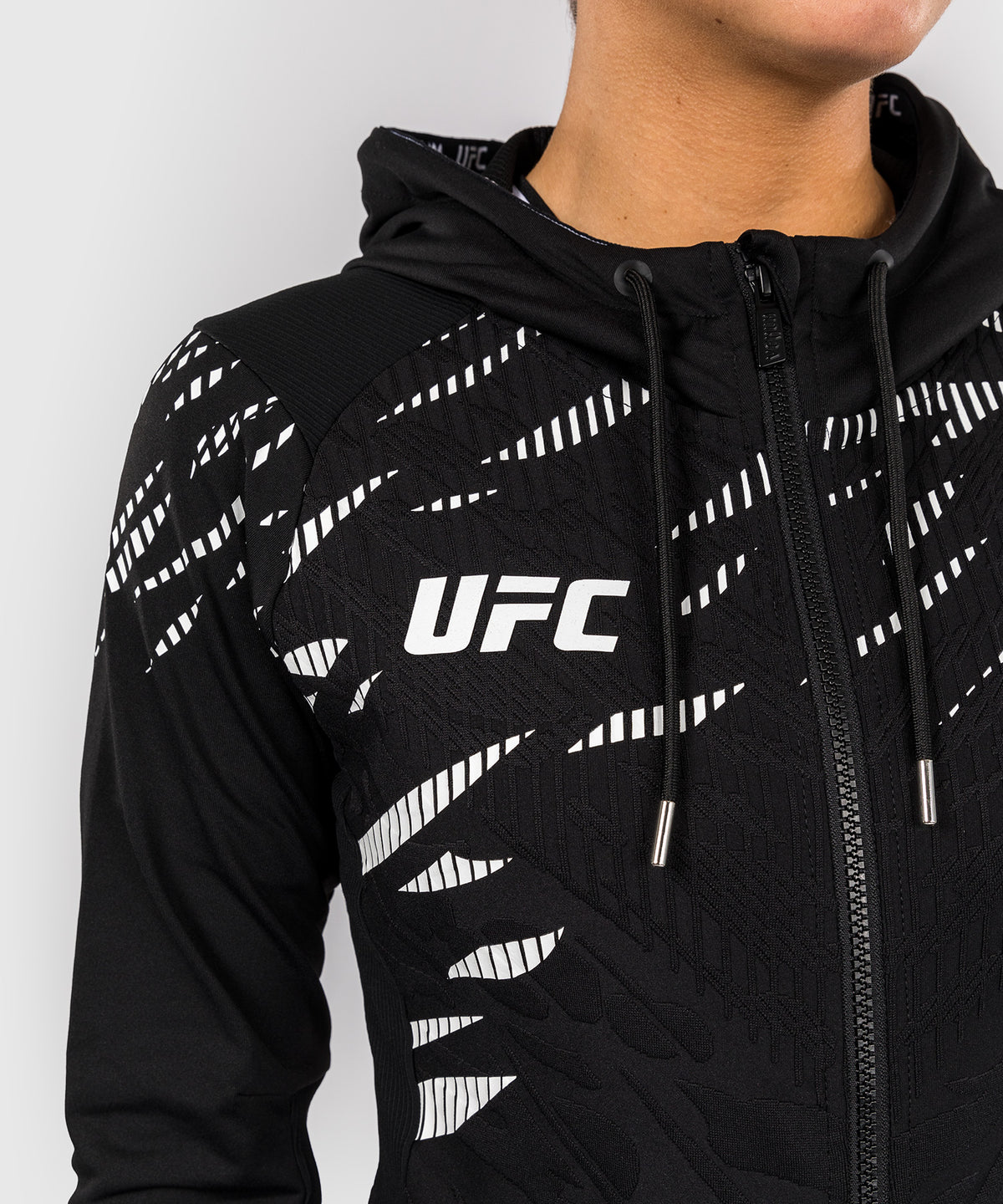 Sweatshirt à Capuche pour Femmes UFC Fusion by Venum Authentic Fight Night - Noir