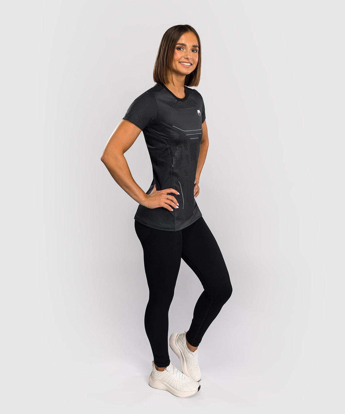 Venum Technical 3.0 Camiseta Dry Tech para Mujeres - Storm Grey