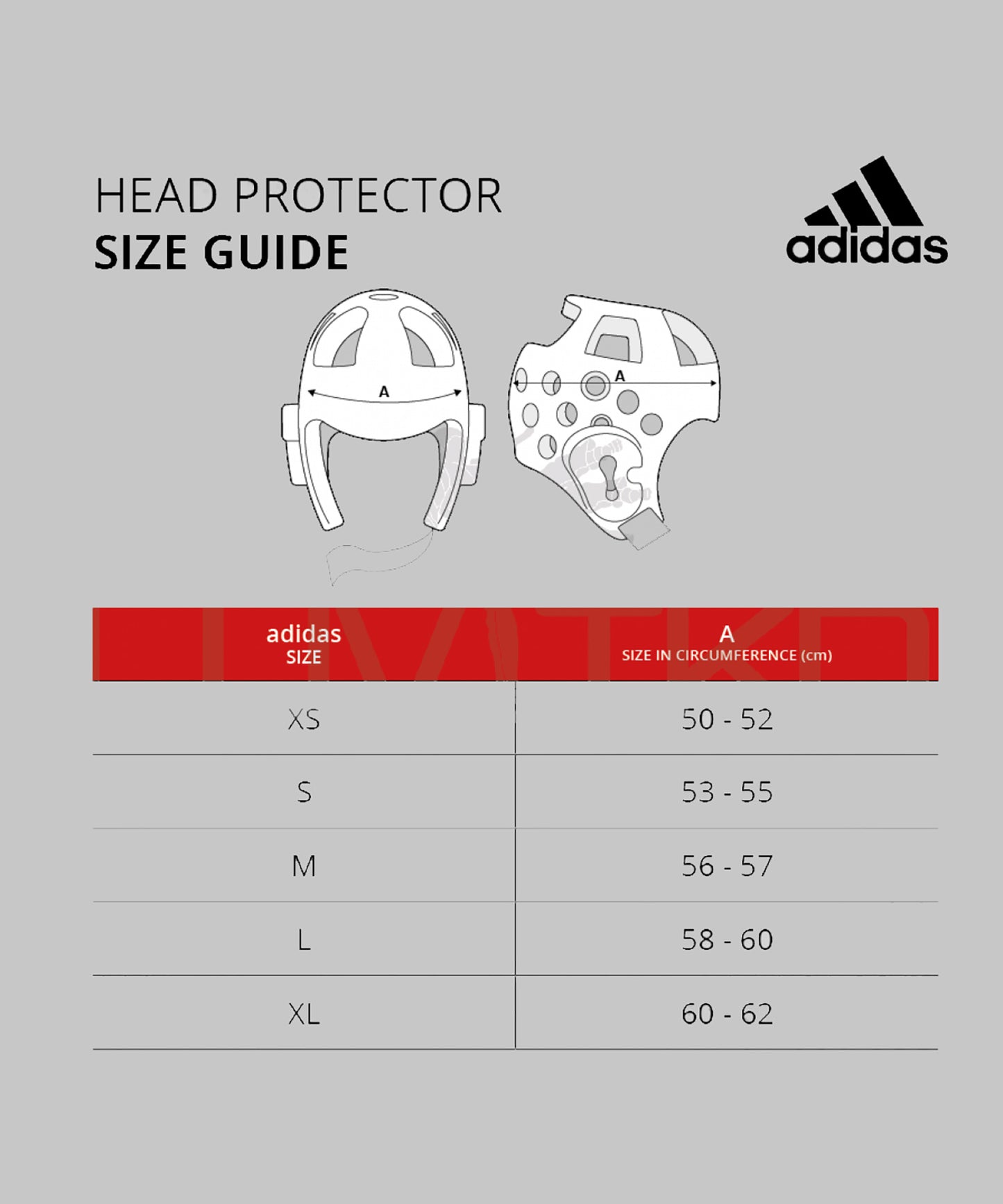 Adidas Taekwondo Kopfschutz WTF anerkannt - Weiß