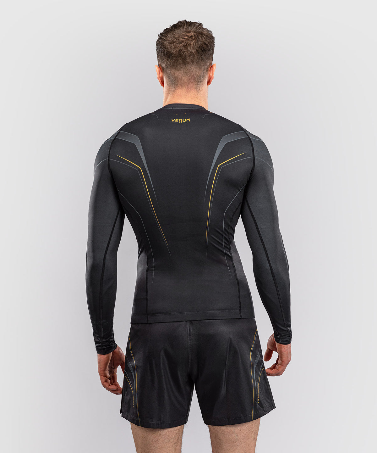 Rashguard à Manches Longues Venum Streamline – Noir/Or