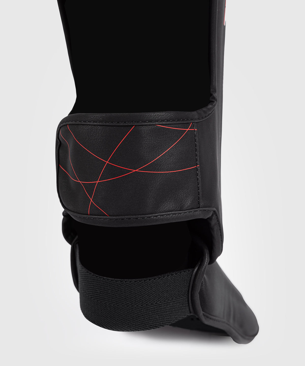 Venum Tactical XT Shinguards - Black/Fire Red