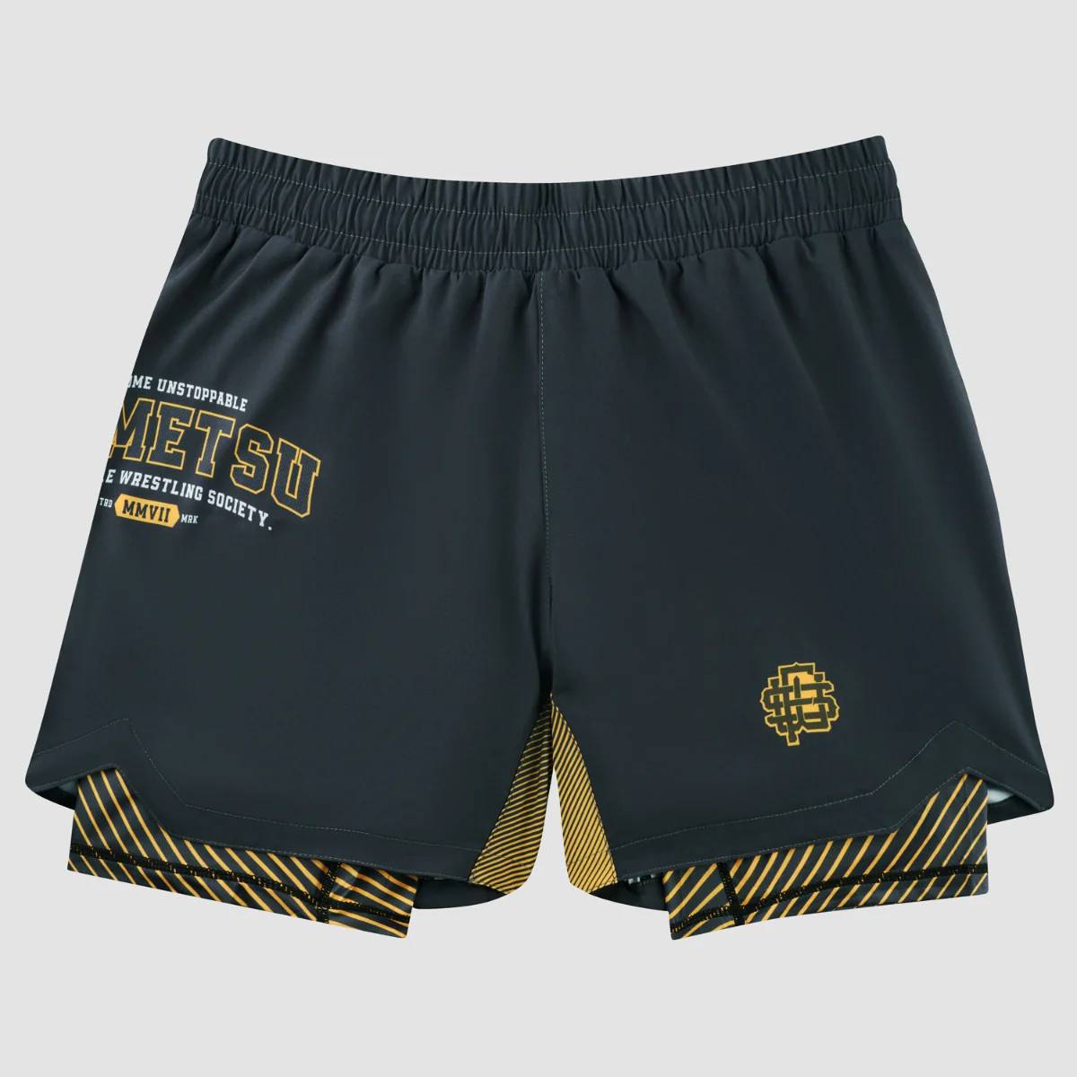 Short de MMA Fumetsu Dual Layer Varsity - Gris