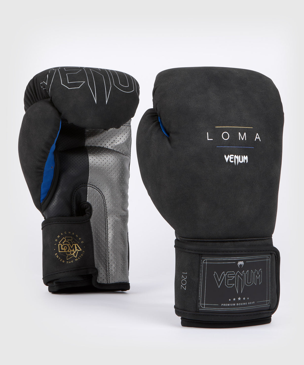 Venum Loma Classic Boxhandschuhe - Schwarz/Blau