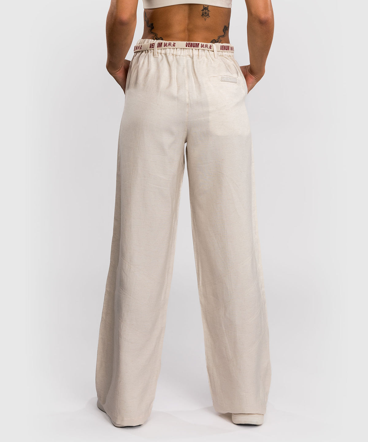 Venum Serpenti Women’s Pants - Ivory/Burgundy