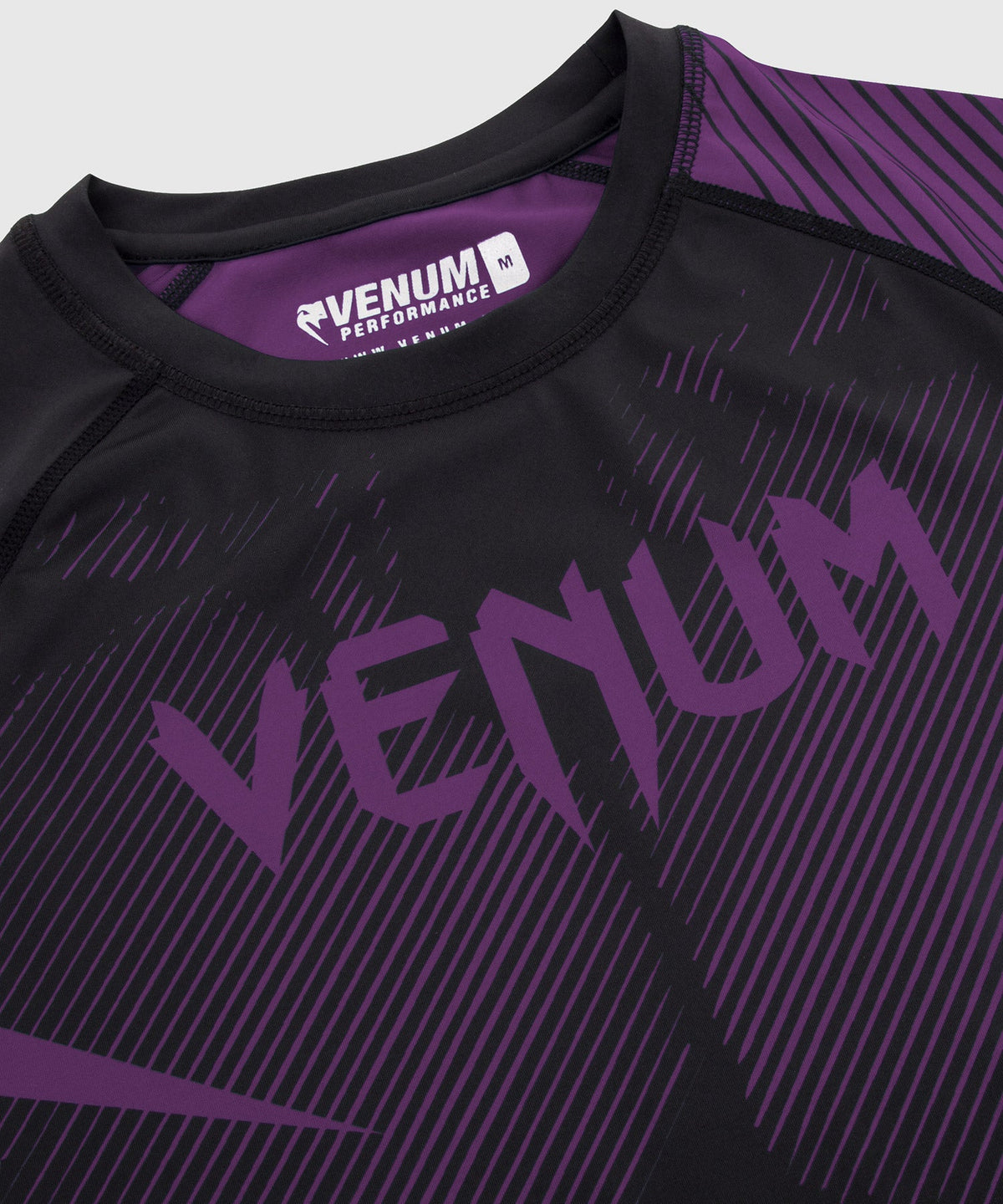 Rashguard Venum NoGi 2.0 - Manches Longues Approuvé IBJJF - Noir/Violet