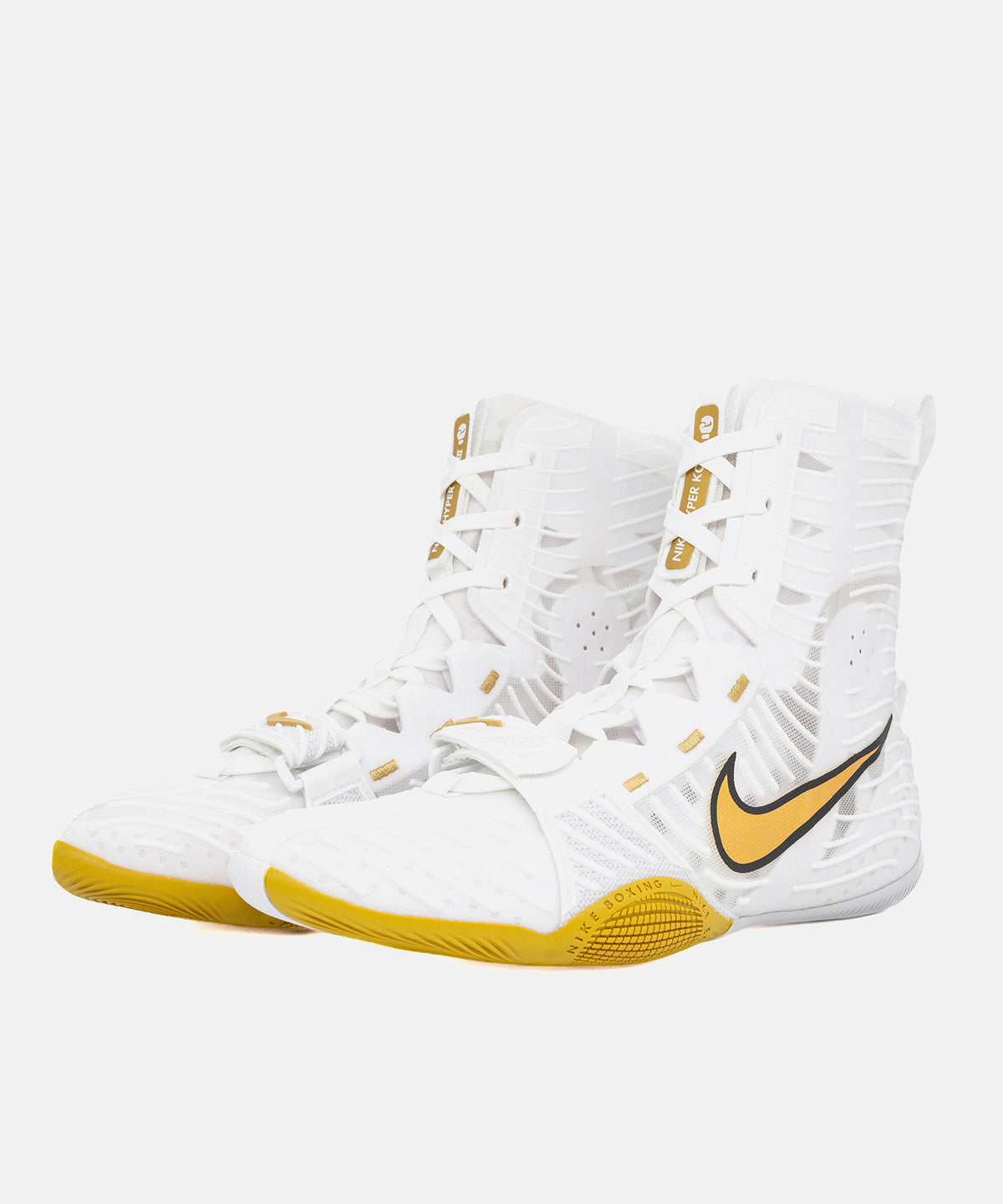 Nike Hyperko 3 Botas de Boxeo - Blanco/Oro