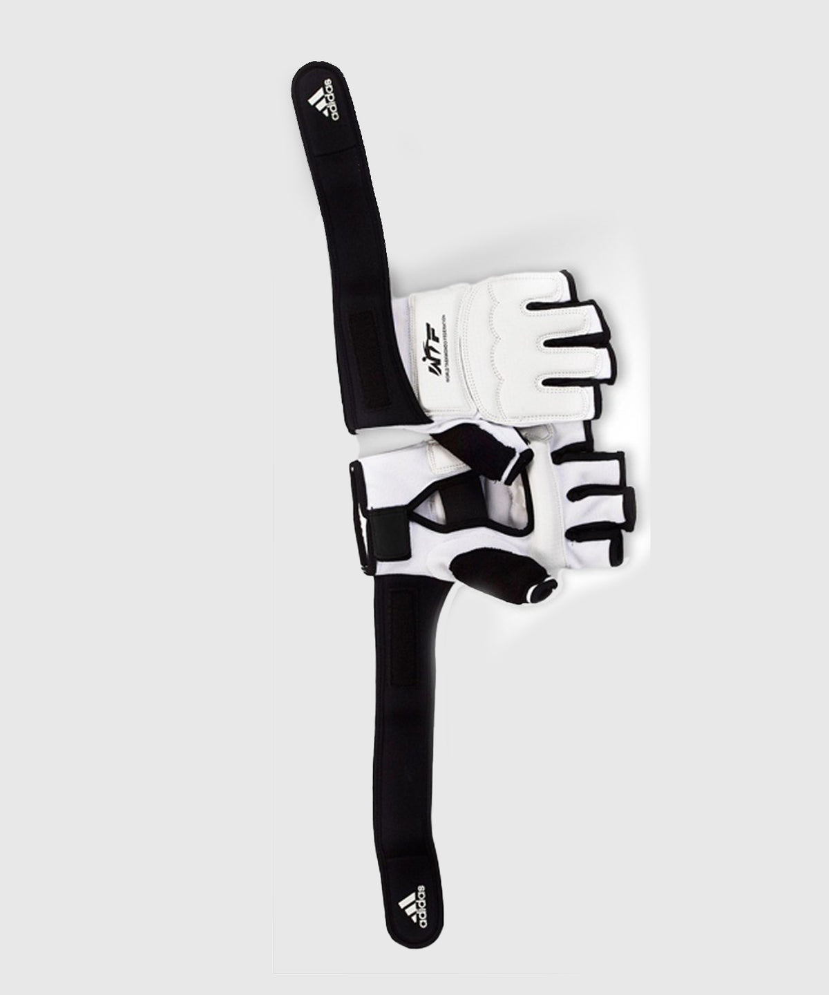 Adidas Taekwondo Training Compétition Hand Protectors - White/Black