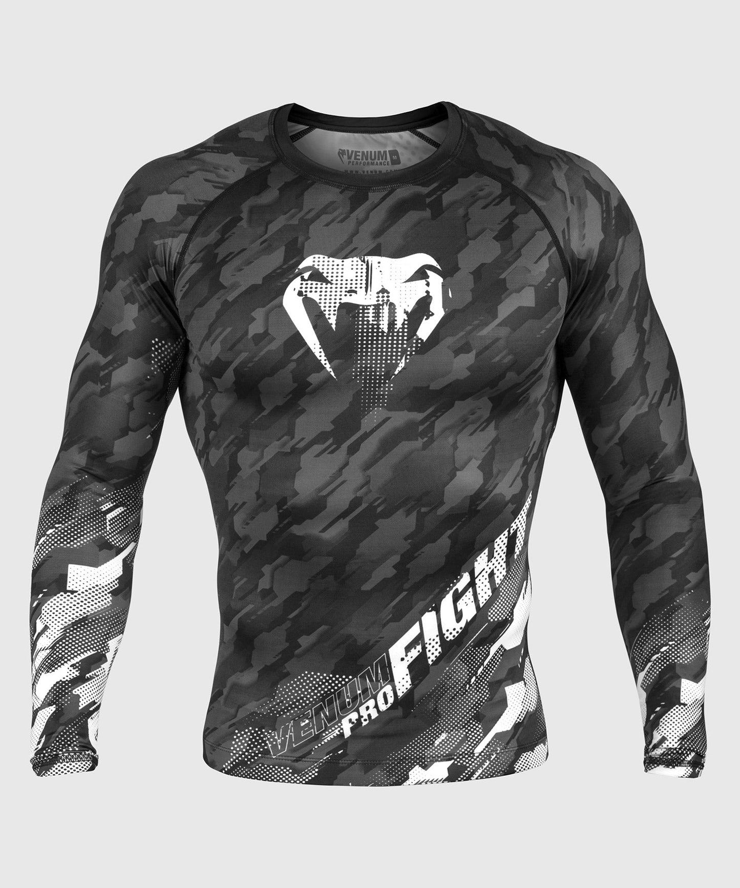 Rashguard Venum Tecmo - Manches longues - Gris