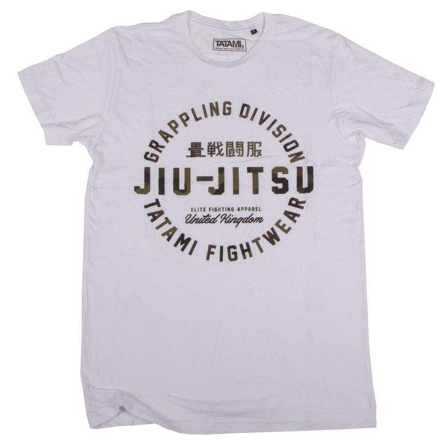 T-shirt Tatami Official Jiu-Jitsu Camo - Blanc