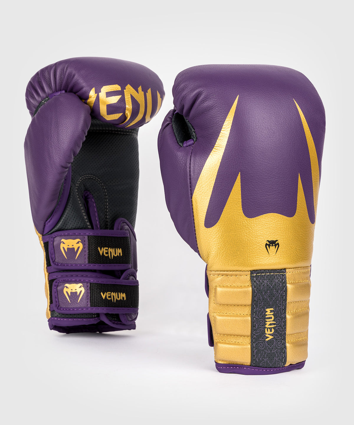 Venum Reverso Boxhandschuhe - Dunkellila/Gold