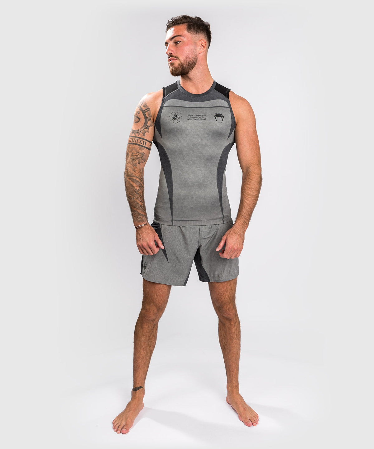 Débardeur de Compression Venum Stone - Vert Minéral