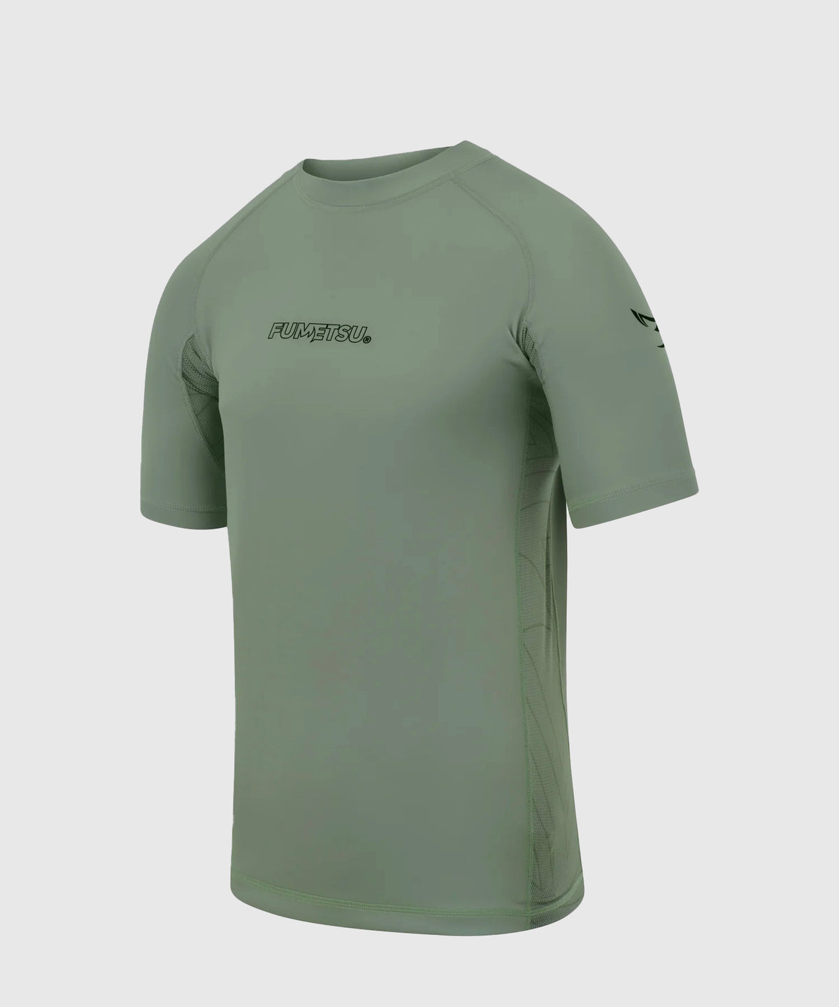 Fumetsu Icon Kurzarm-Rashguard - Oliv