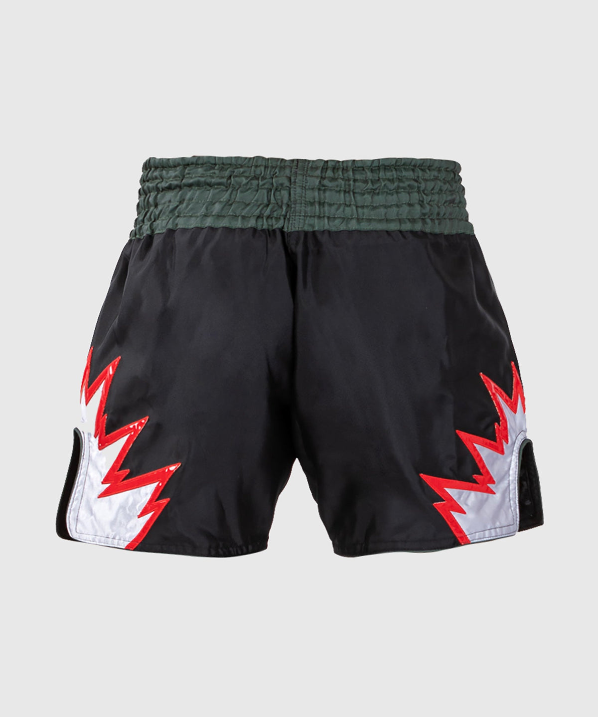 Venum Inferno Pantalones cortos de Muay Thai - Negro profundo / Caqui