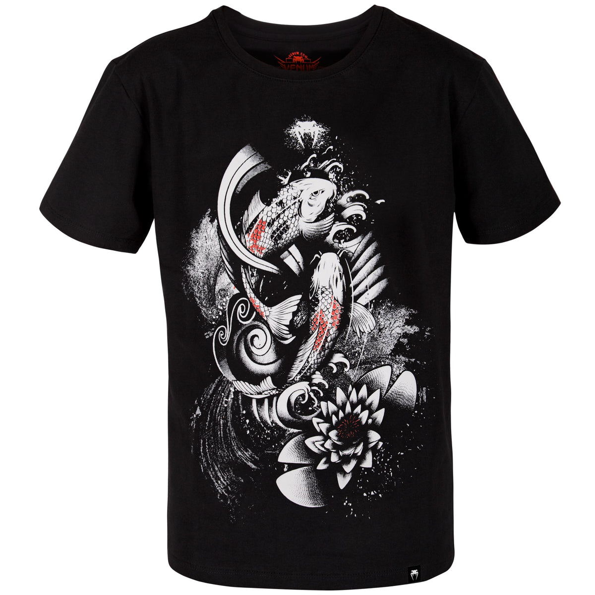 Camiseta Venum Koi 2.0 - Niños - Negro/Blanco