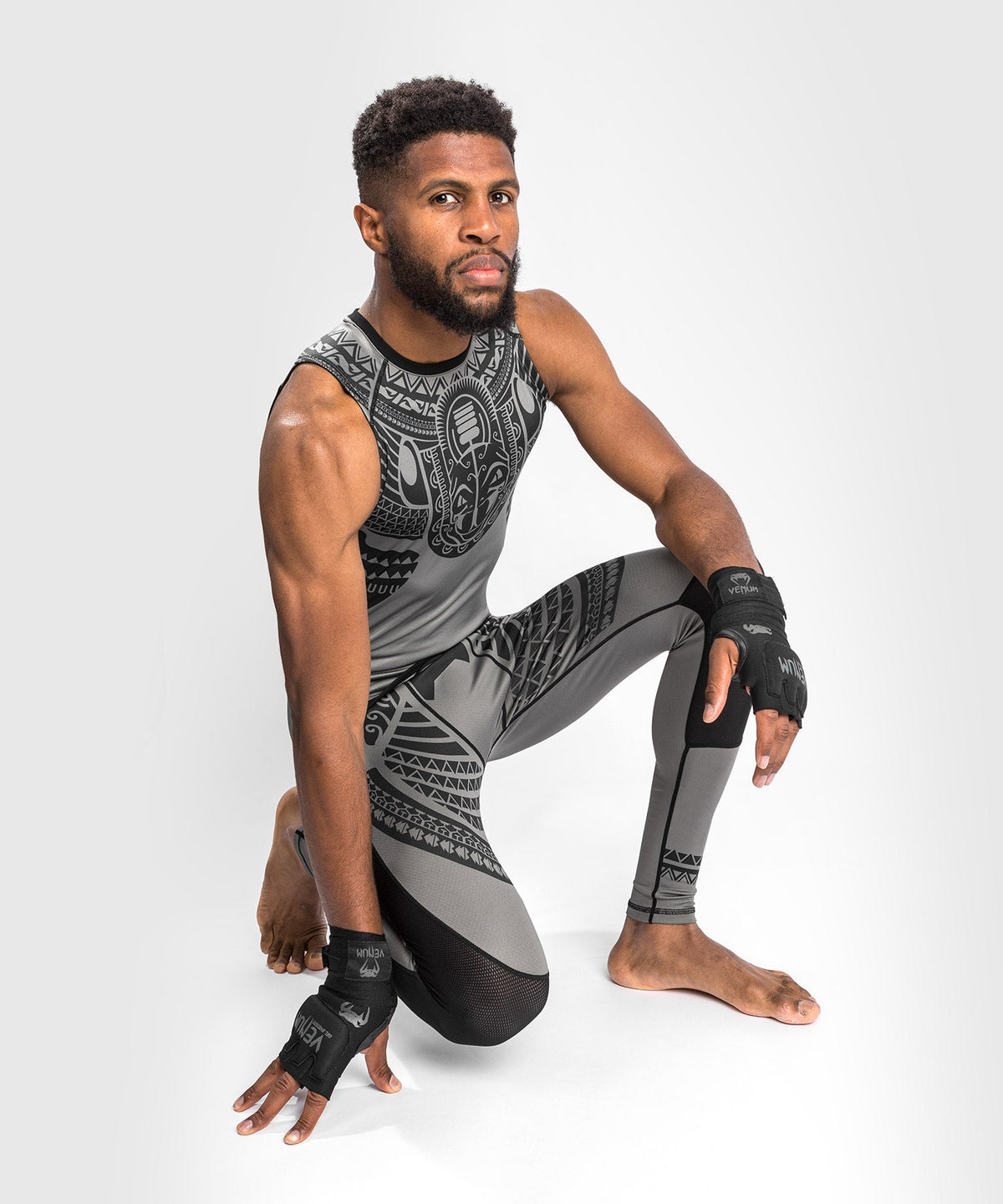 Rashguard Venum Nakahi - Sans Manche - Gris