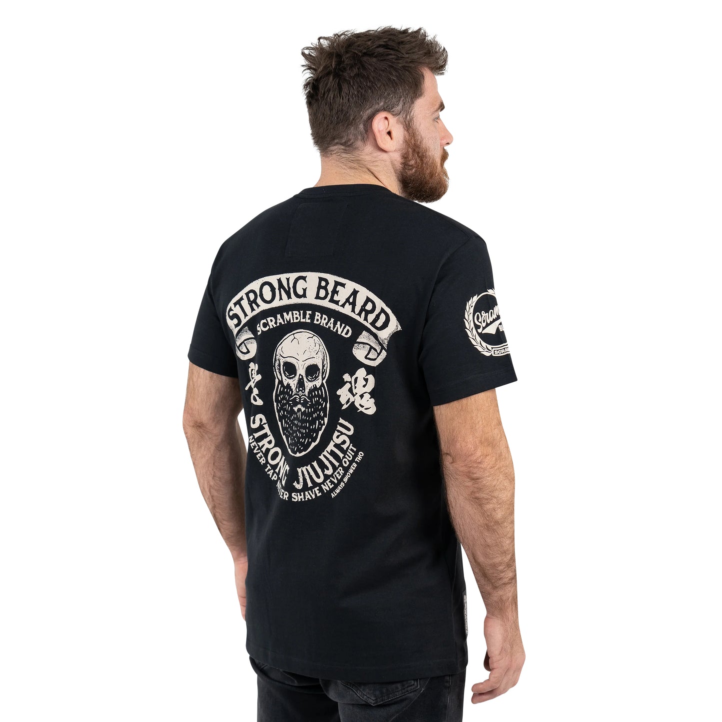 Scramble Strong Beard T-shirt - Nero