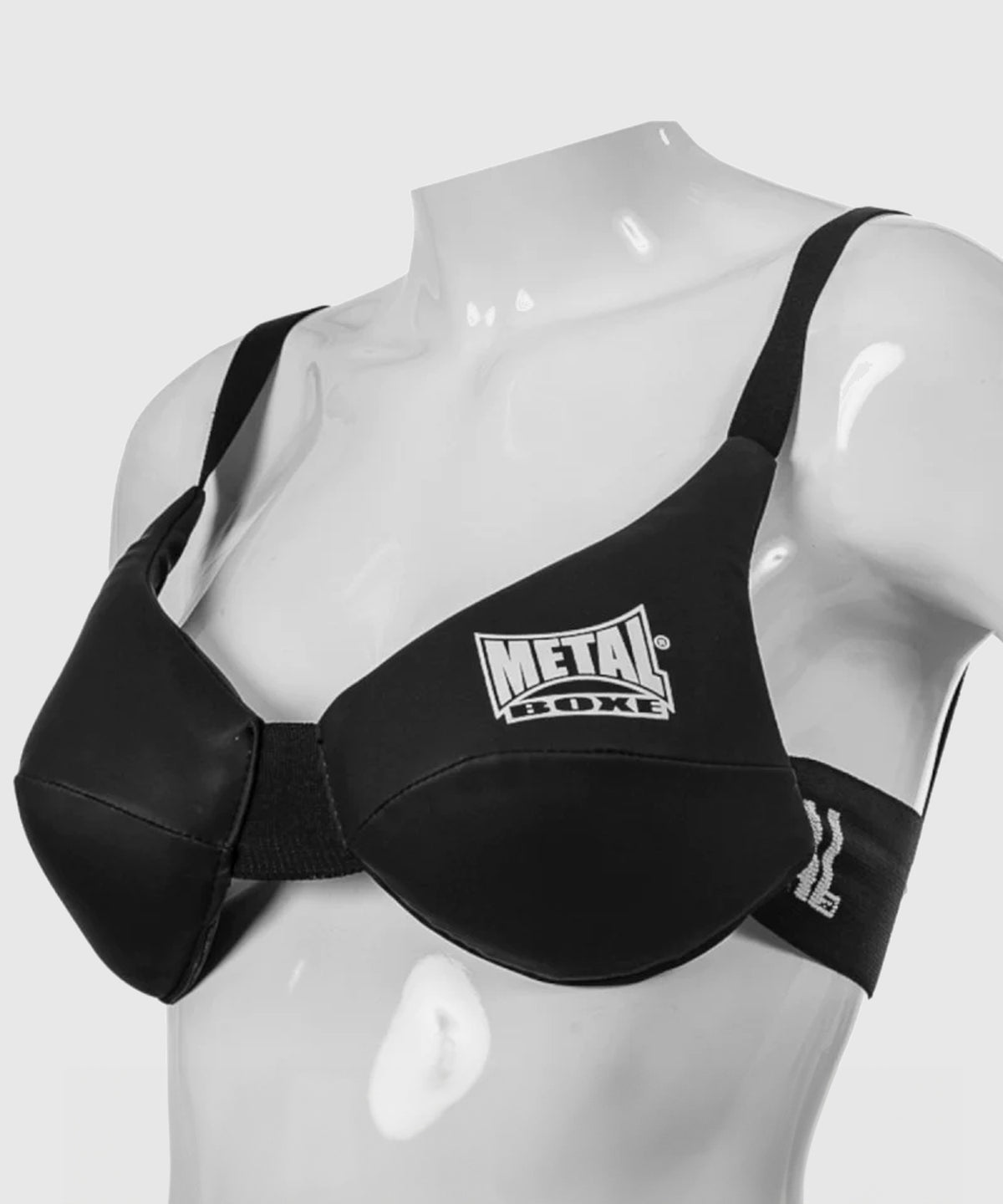 Metal Boxe Damen-Brustschutz - Schwarz