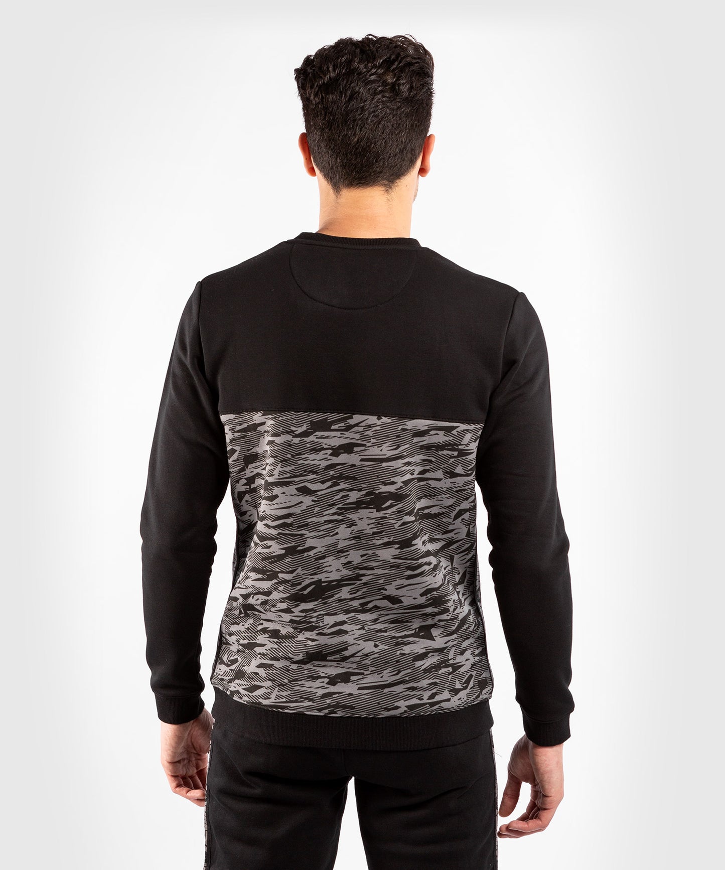 Venum Connect Sudadera Cuello Redondo – Negro/Camuflaje Oscuro