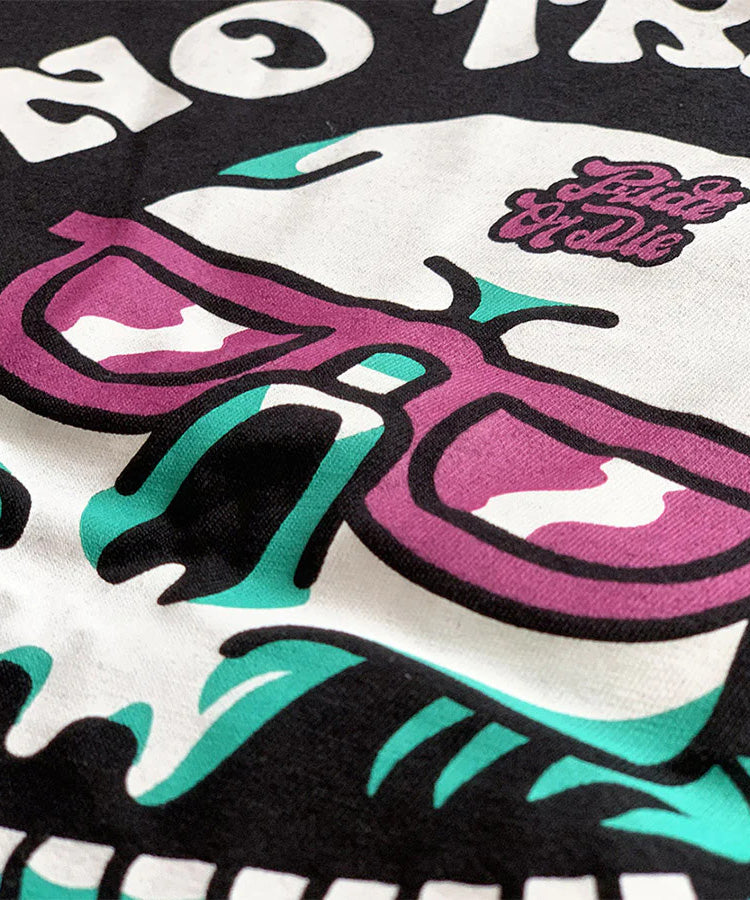 T-Shirt Pride Or Die No Training - Noir