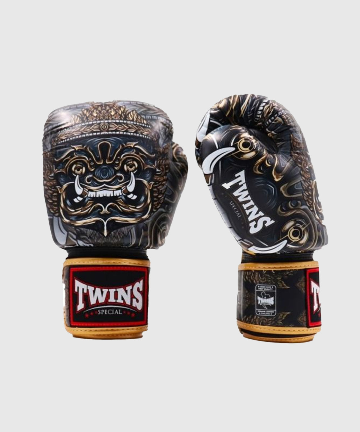 Twins FBGVL3 Yaktai Boxhandschuhe - Schwarz/Gold