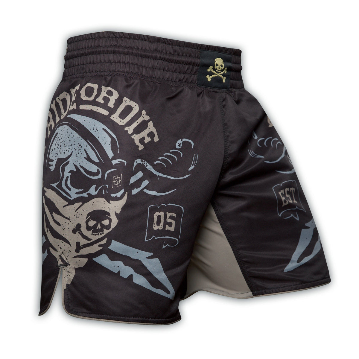 Short de MMA Pride Or Die Pirate - Noir