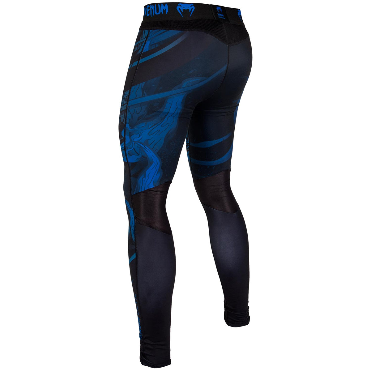 Pantaloni a compressione Venum Devil - Blu navy/Neri