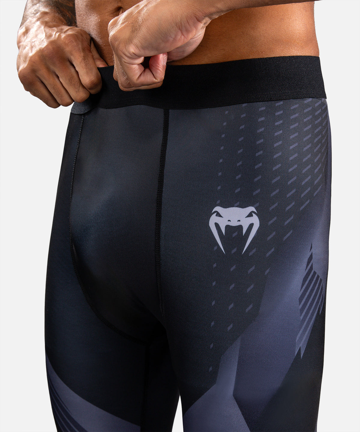 Venum No-Gi 6.0 Spats - Negro/Gris