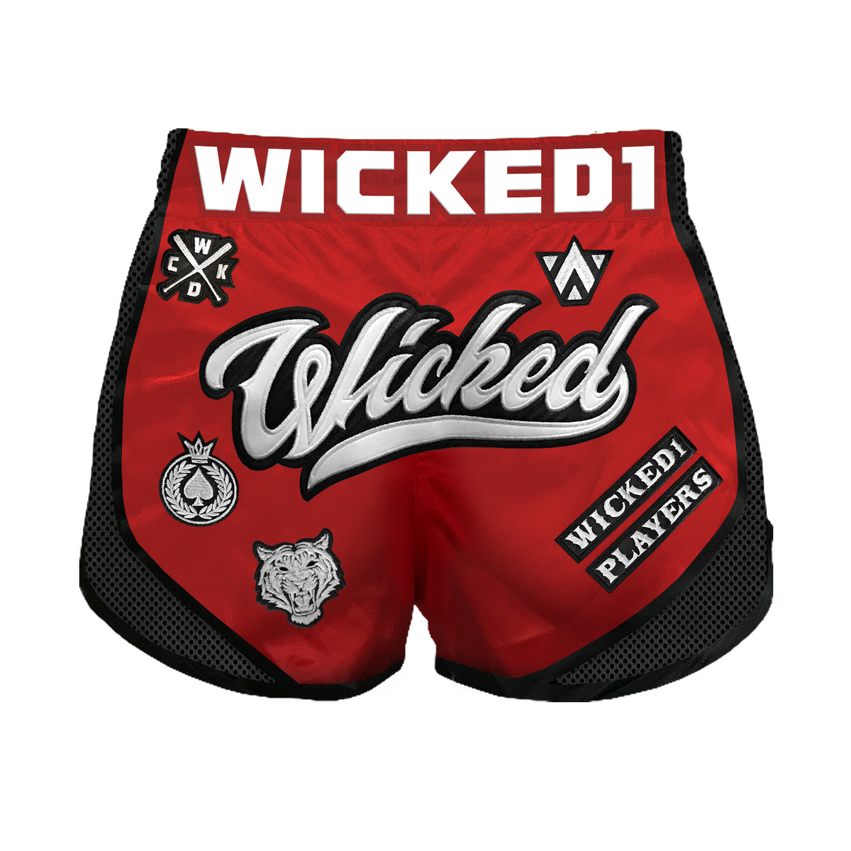 Short Muay Thaï Wicked One Squad – Rosso