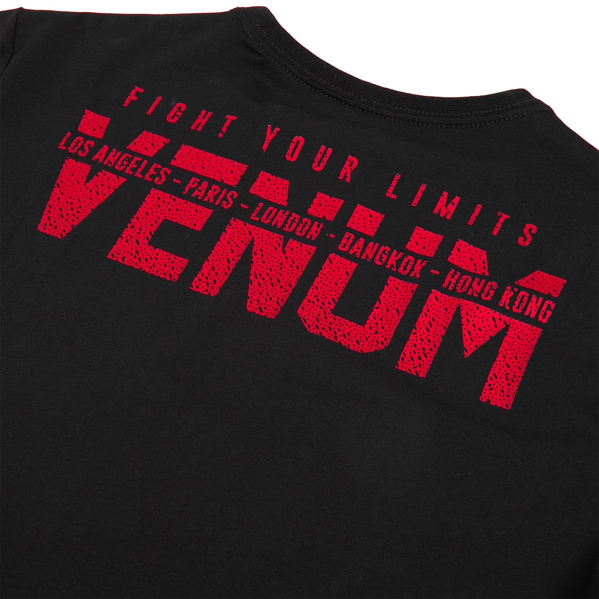 T-shirt Venum Signature - Manches courtes - Noir/Rouge