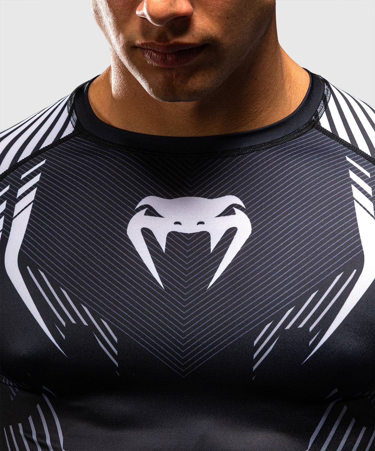 Rashguard à Manches Longues Venum No-Gi 6.0 - Noir/Blanc