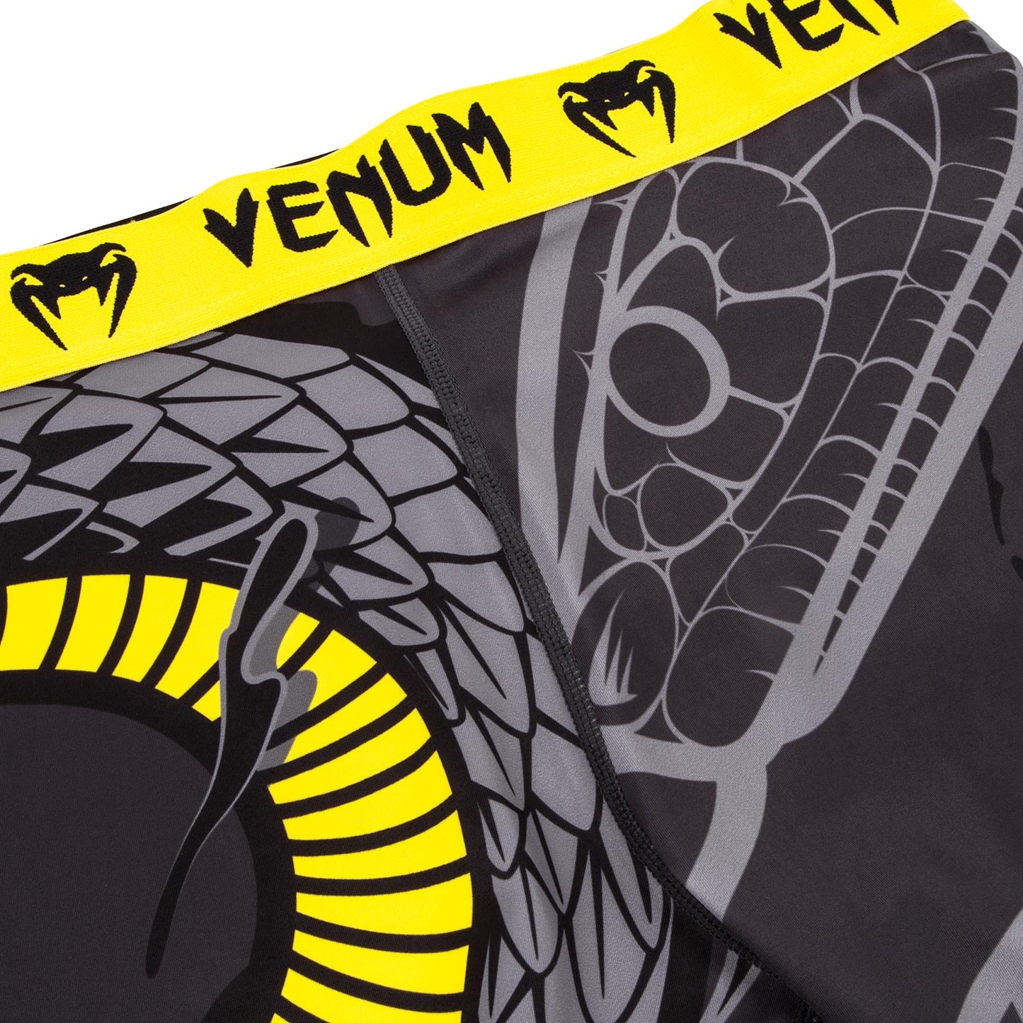 Venum Snaker Compression Tights - Black/Yellow