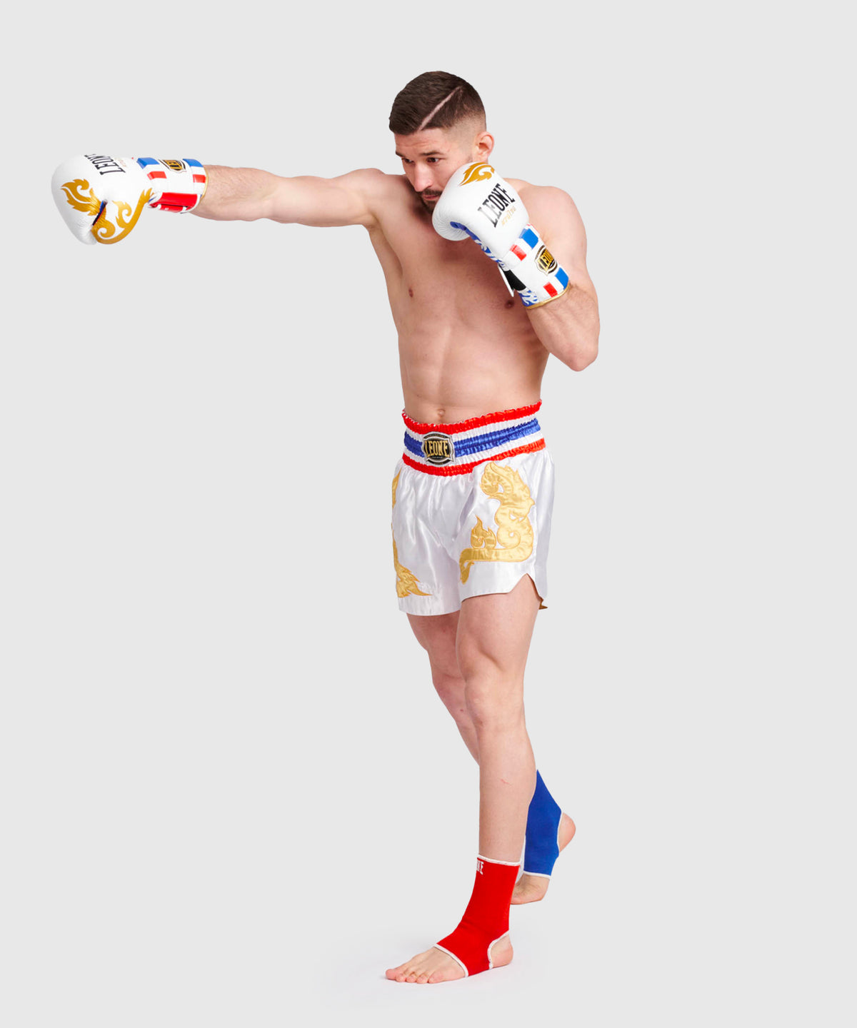 Leone Thai Style Guantes de Boxeo - Blanco