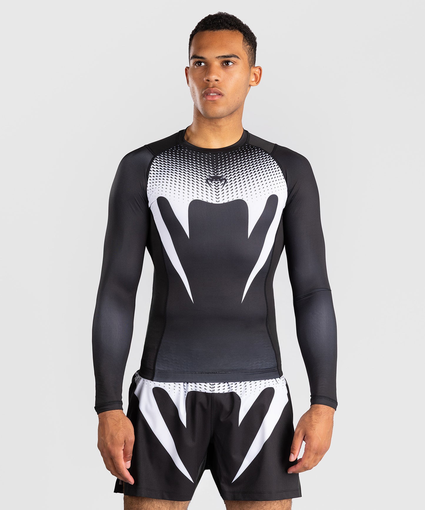Venum No Gi Rashguards - Black/White
