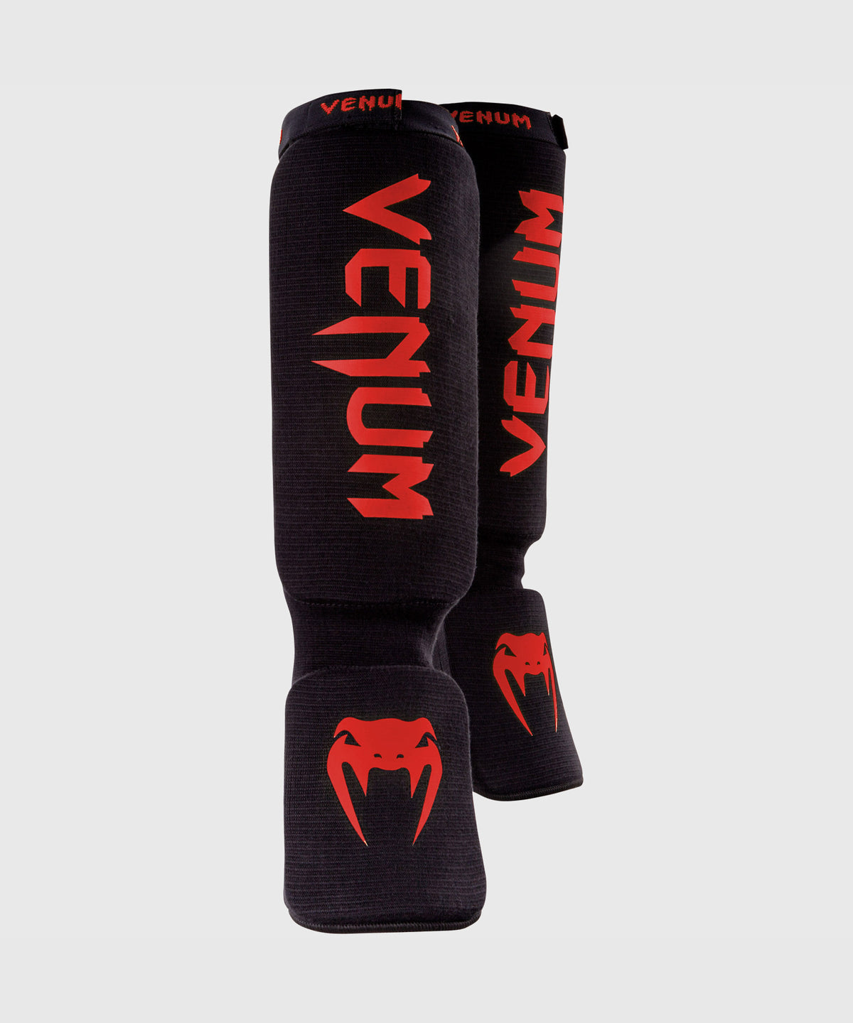 Venum Kontact Shin Guards - Black/Red
