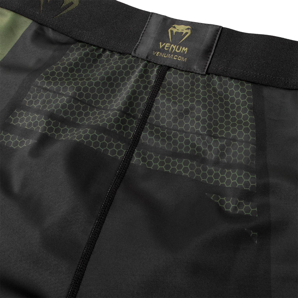 Short de compression Venum Technical 2.0 - Noir/Kaki - Exclusivité