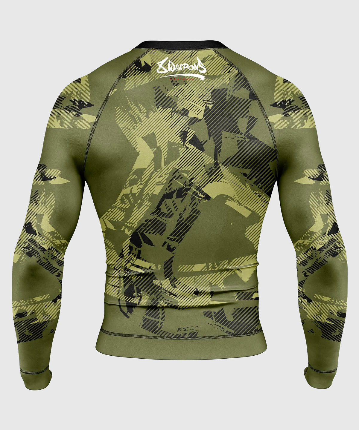 8 Weapons Hit 2.0 Langarm-Rashguard - Oliv