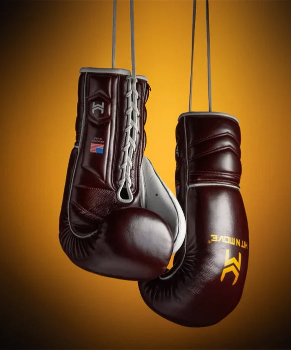 Hit N Move Vector™ Guantoni da Boxe con Lacci - Bordeaux
