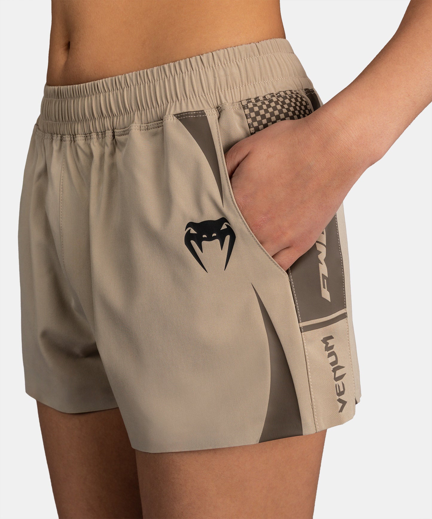 Venum UFC Unity by Venum Authentic Fight Week Pantaloncini Tecnici da Donna - Sabbia